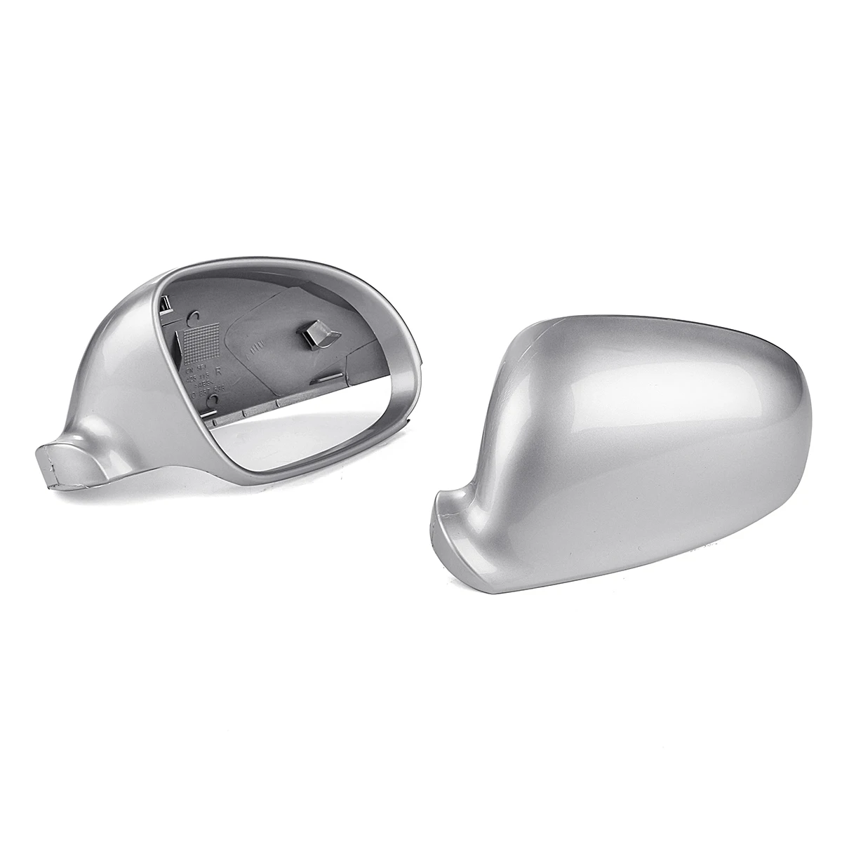Пара серебряного зеркала заднего вида для VW Golf Rabbit Jetta MK5 2006 2007 2008 2009 автозапчасти