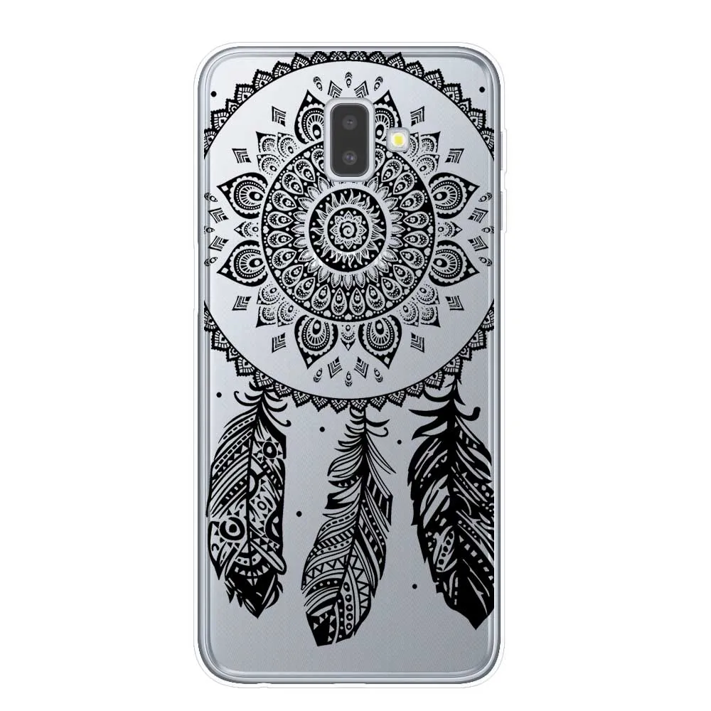 Сексуальный цветочный чехол для телефона, чехол для samsung J3, J5, J7,, J4, J6 Plus,, Note 8, 9, 10 Pro, чехол, кружевной цветок, мандала, чехол s Capa