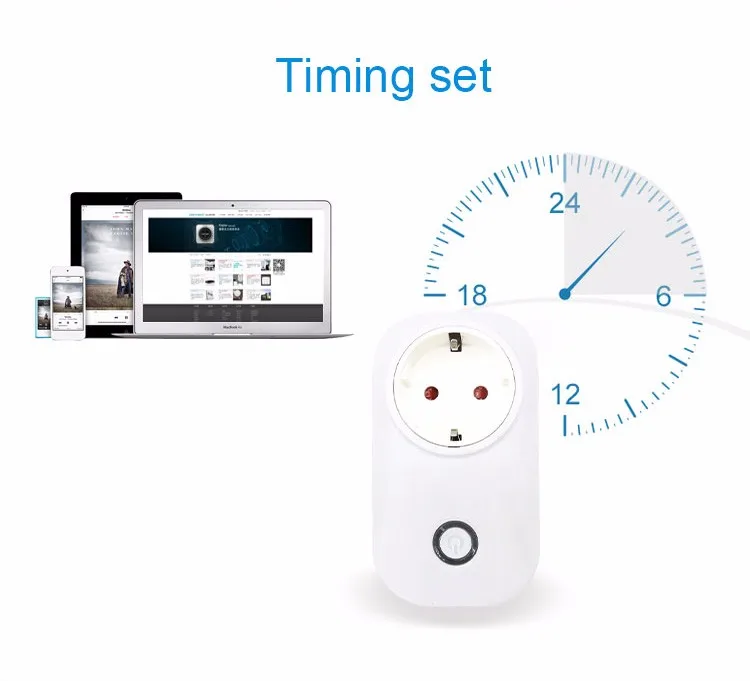 ITEAD Sonoff S20 EU UK US AU Plug Wifi розетка переключатель беспроводное приложение Удаленная розетка переключатель синхронизации для умного дома