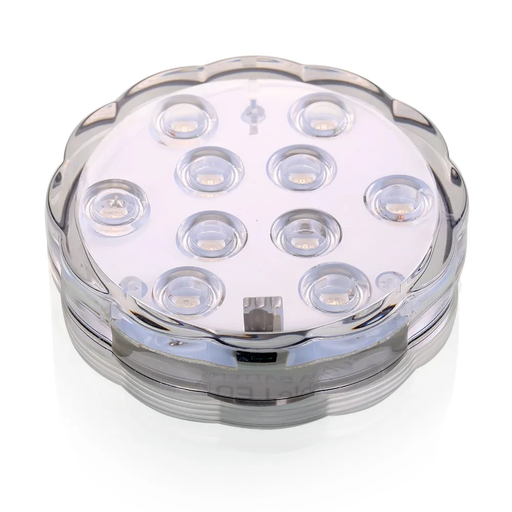 1 * 10LED многоцветный бассейн свет ПОГРУЖНОЙ водонепроницаемый для вечеринки вазы