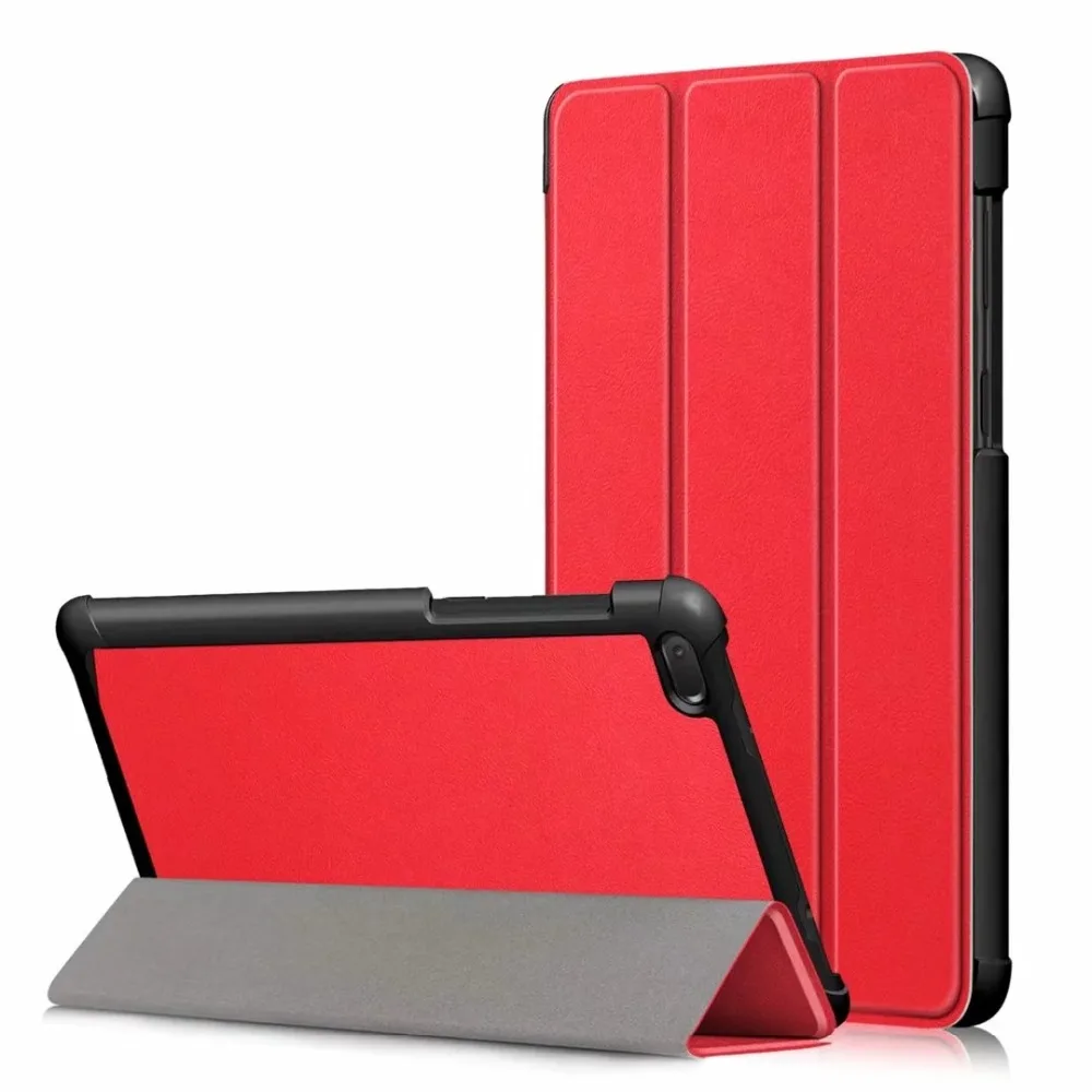 Ультратонкий чехол-подставка из искусственной кожи для lenovo Tab E7 7104 TB-7104F 7104F 7 дюймов, умный чехол для планшета, противоударный флип-чехол+ пленка+ ручка