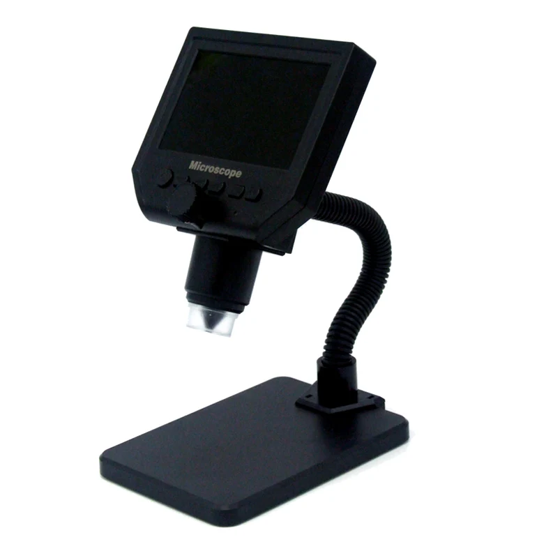 Портативный USB цифровой микроскоп с ЖК-дисплеем 1-600X 3.6MP 4,3 дюймов светодиодный процессор для BGA Reballing Phone Pcb Материнская плата ремонт