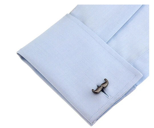 IGame розница по заводской цене латунные запонки черные в виде усов|cuff links|designer cuff