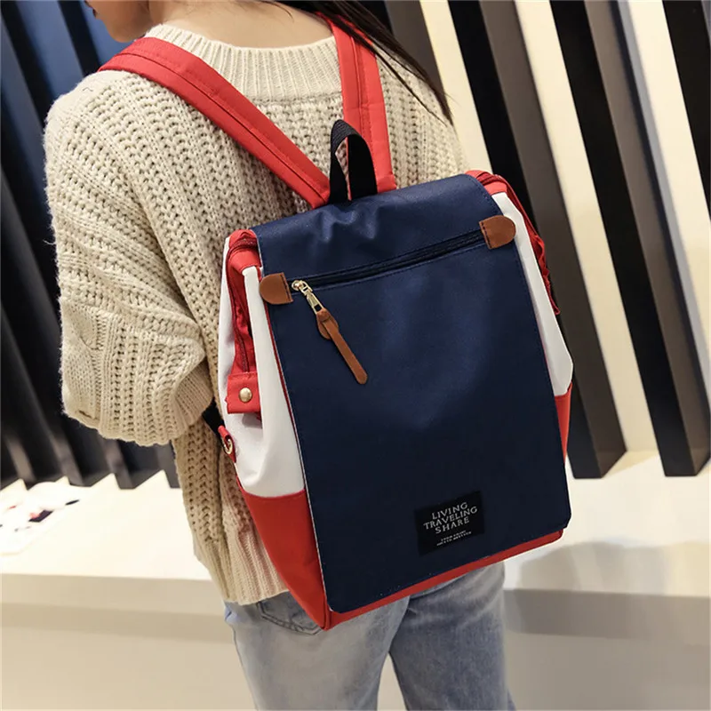 

Женский рюкзак для школьников-подростков, стильная школьная сумка для девушек, Холщовый дорожный рюкзак, женский рюкзак Mochila