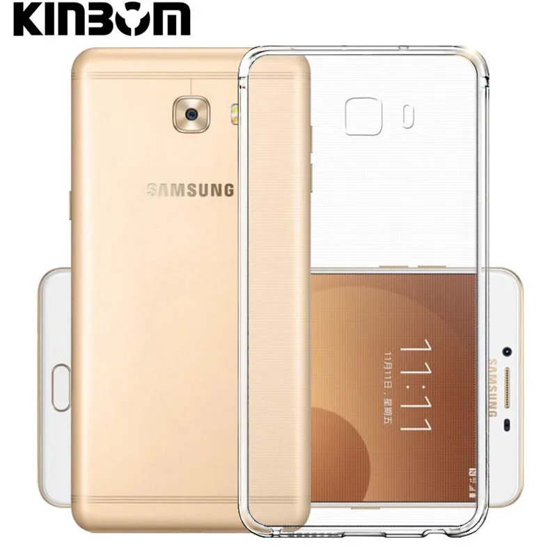 KINBOM ультра тонкий прозрачный чехол для телефона samsung Galaxy C5 C7 C9pro A8 A9 A9pro Мягкие TPU J3