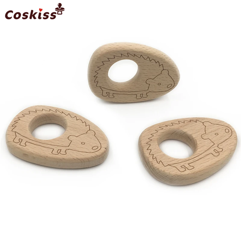Детский Прорезыватель для зубов из натурального бука|baby teether|baby wooden teetherteething toys |