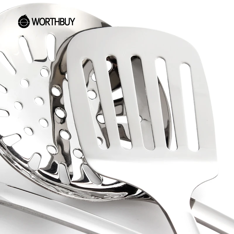WORTHBUY набор многофункциональных кухонных инструментов с держателем из
