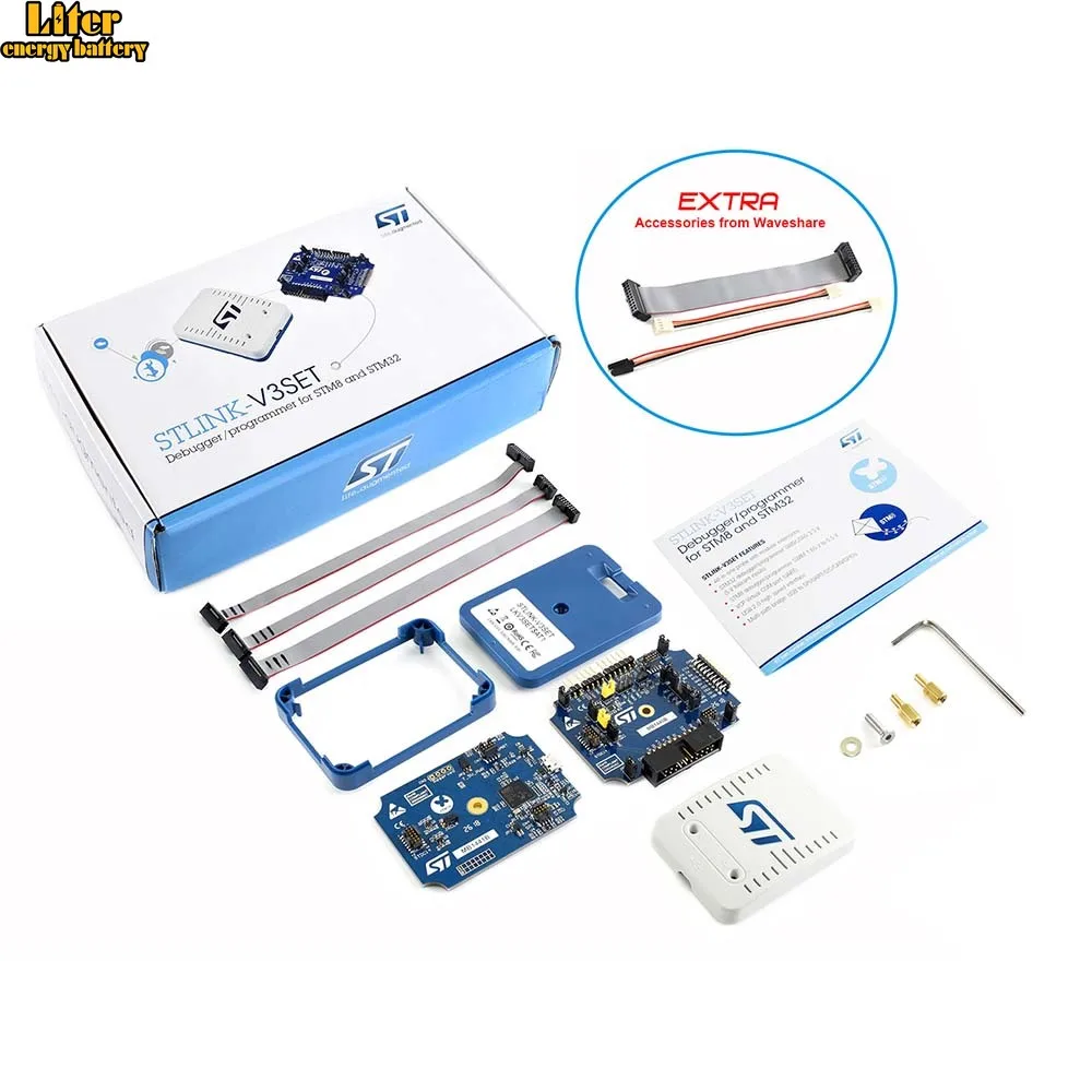 Оригинальный STLINK V3SET модульный встроенный отладчик и программист для STM32/STM8