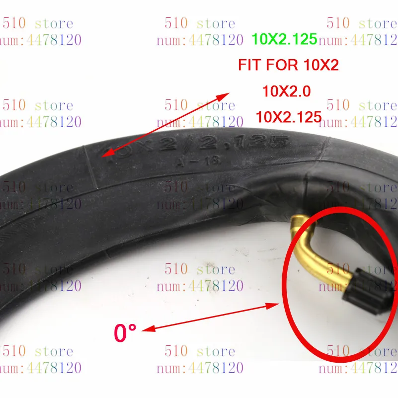 Новая внутренняя трубка 10X2/2,125 10 дюймов труба внутренняя труба детская коляска 10 дюймов 10x2 Внутренняя шина 10X2,125 onner шина