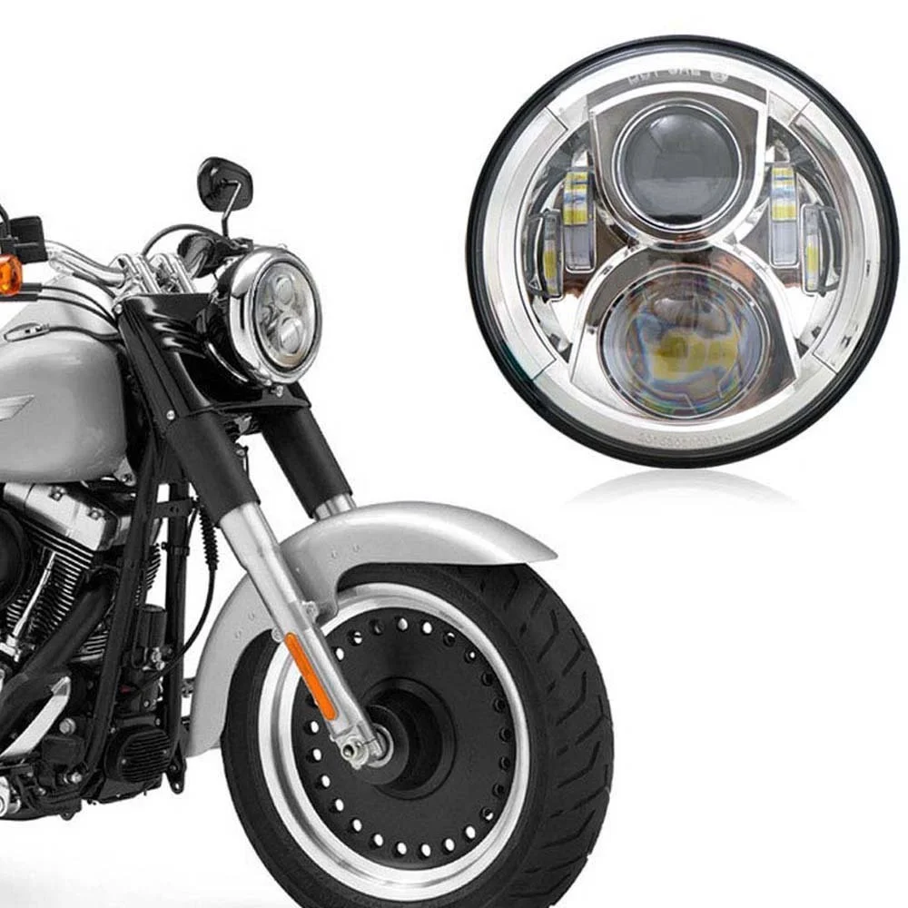 Для 7 &quotмотоцикл светодиодные фары для Harley inch свет Корпус кронштейн KAWASAKI Honda Yamaha