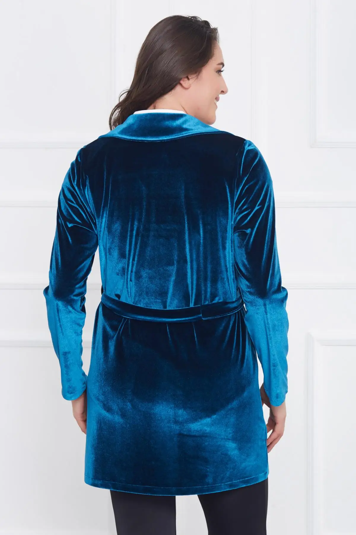 Laranor женское бархатное кимоно Saks такелаж detayli 17LB9025|Женские куртки| |