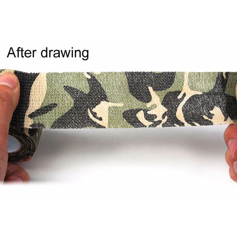 5 см х 4 м рулон камуфляжная стрейч-повязка кемпинг Камуфляжная Лента для охоты