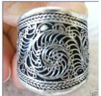 5 шт. Тибет красивое тибетское серебряное кольцо Бесплатная доставка | Украшения