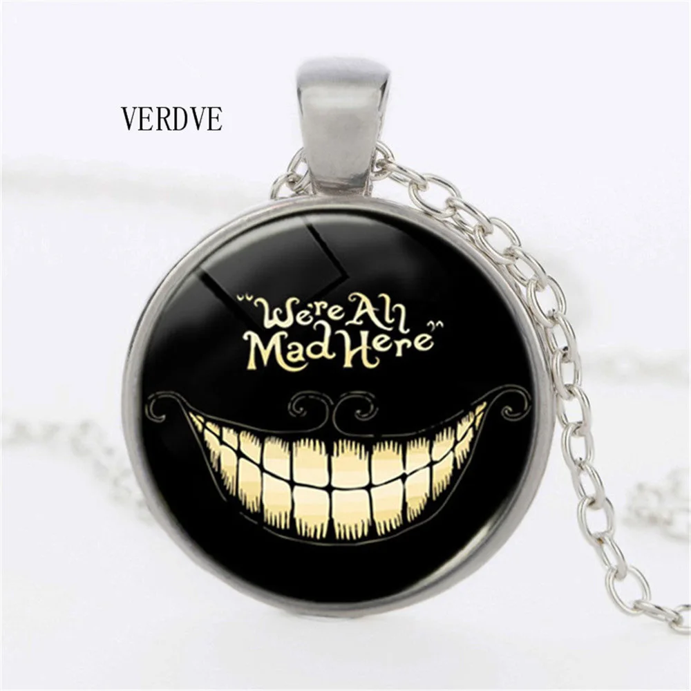 Новая мода новинка Алиса в стране чудес 3/Цветные кулоны ожерелье цепочка