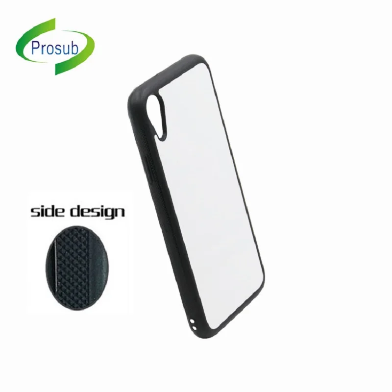 2D TPU +PC Sublimation Phone Case Heat Transfer Mobile Diy Blank Smartphone Cover For Iphone XR |