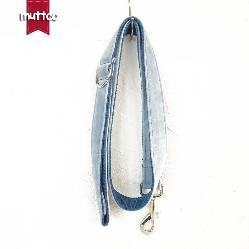 Индивидуальный индивидуальный ошейник MUTTCO для собак прочный POWDERBLUE домашних