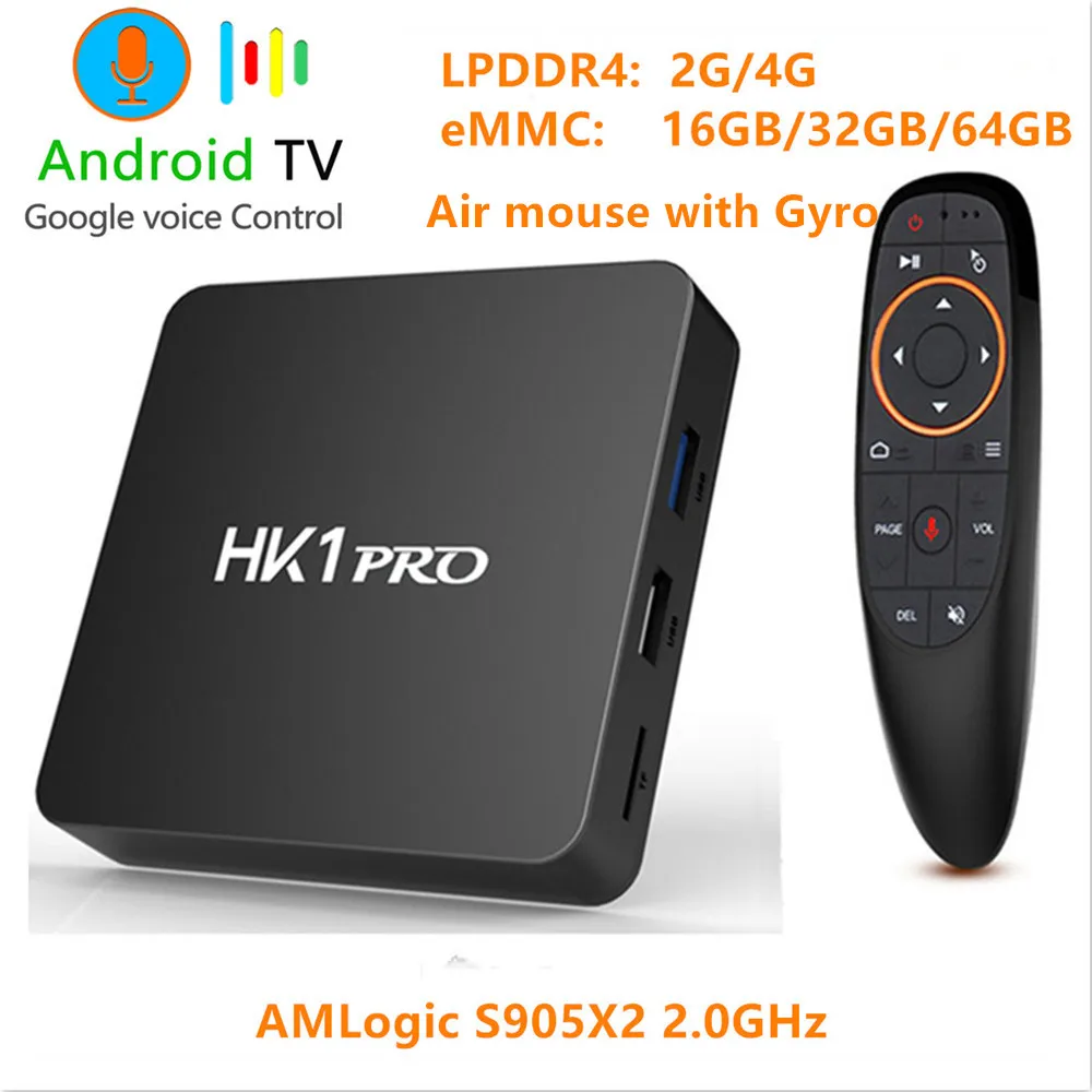 Приставка Смарт ТВ S905X2 4 + 64 ГБ 8 1/5 ГГц Wi Fi Bluetooth|ТВ-приставки и медиаплееры| |
