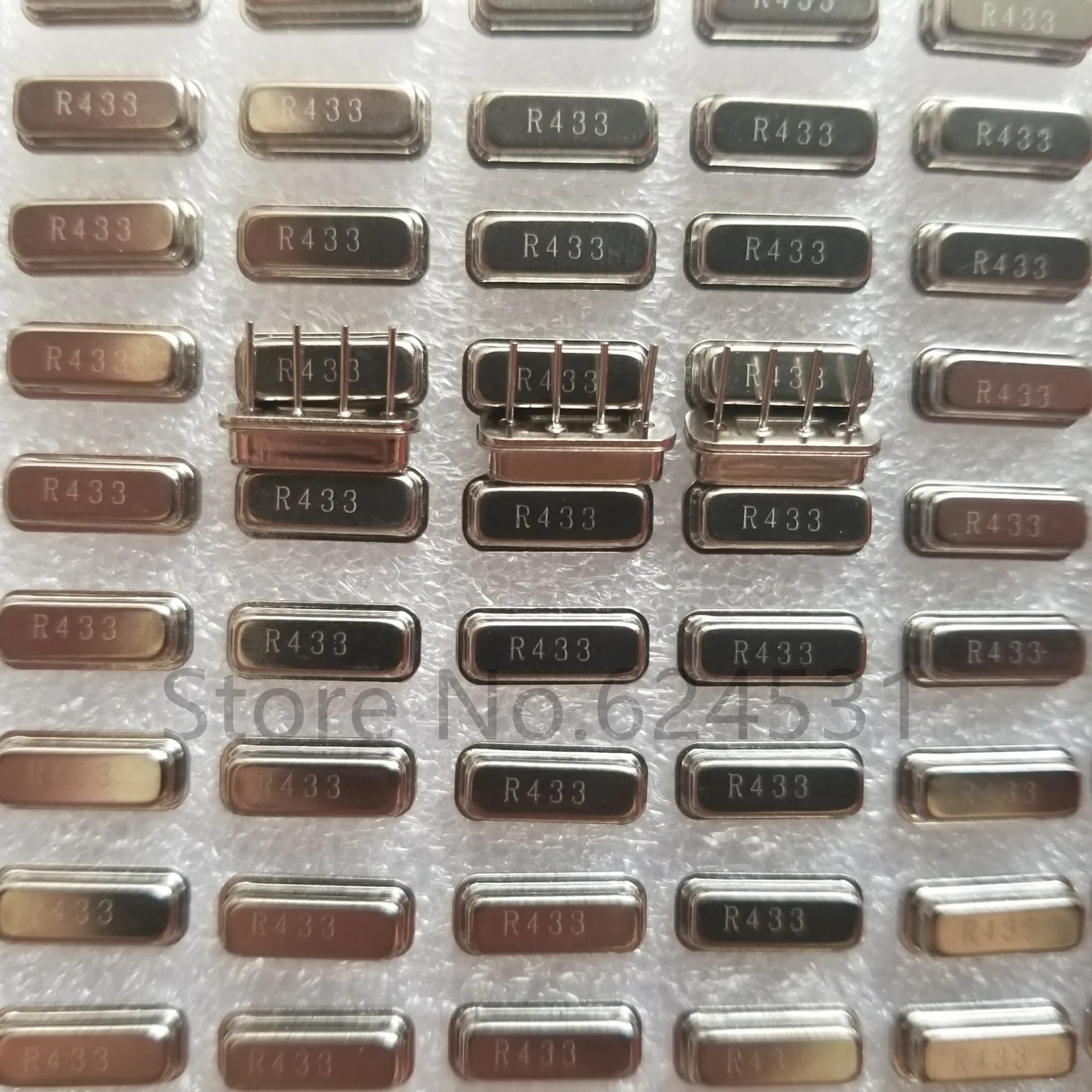 

20pcs F11 R433A 433M SAW crystal resonator strip 4P 75K gold-plated