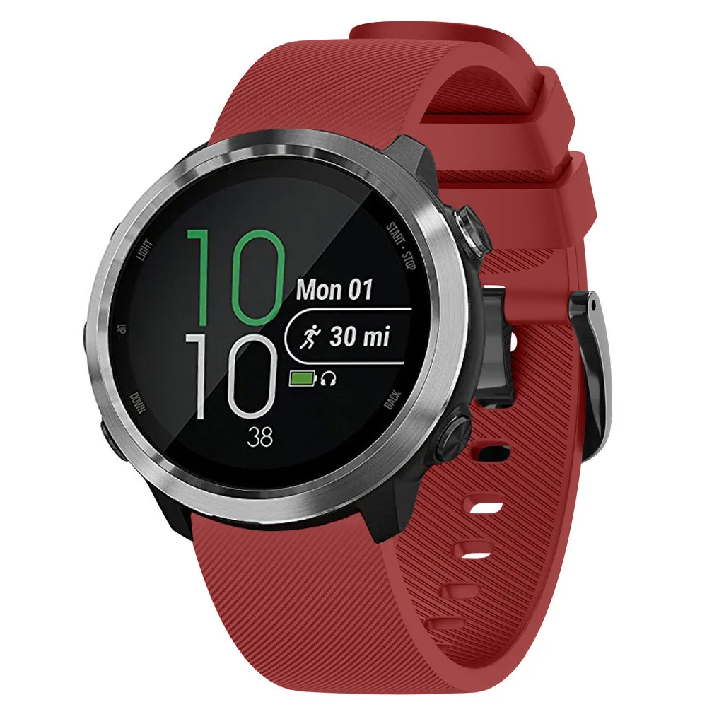 Мягкий сменный силиконовый ремень для Garmin Vivoactive3 3 тренажер Vivomove HR умный Браслет для Forerunner 645 наручный ремешок