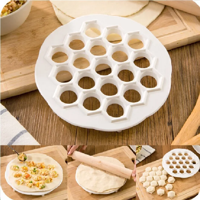 

Инструмент для приготовления пельменей Jiaozi, 19 шт., инструмент для приготовления пельменей, легкая самодельная форма для пельменей, кухонные...