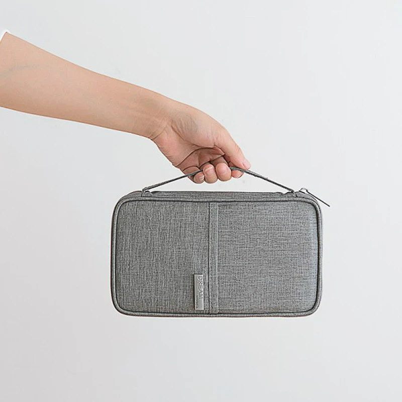 

Women Men's Passport Wallet Document Bag For Traveling Credit Card Pouch ID Holder Trip Packing Organizer Travel Accessories