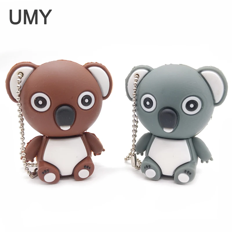 Новый модный USB флеш-накопитель с мультяшным рисунком Koala 4 ГБ 8 16 32 64 usb диск