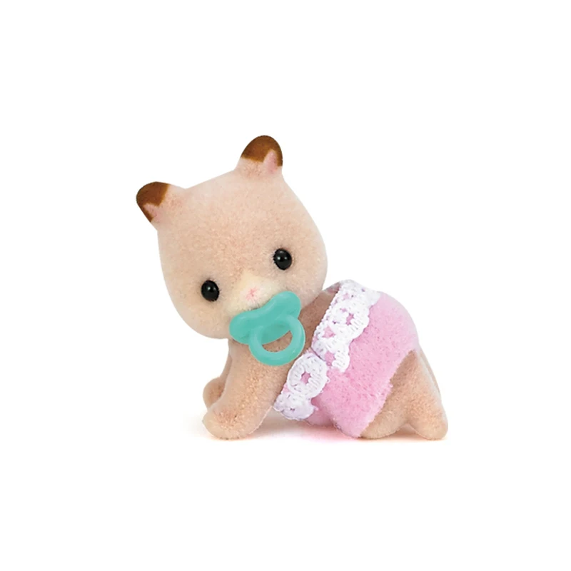 Sylvanian Family пушистый кукольный домик с животными фигура хомяк комплект для детей