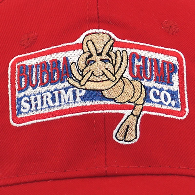 Бейсболка BUBBA GUMP с вышивкой креветки хлопковая Регулируемая бейсболка gump в стиле