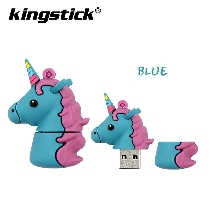 USB флеш-накопители с мультяшным единорогом, 4 ГБ, 8 ГБ, 16 ГБ, флеш-накопитель, 32 ГБ, 64 ГБ, usb флешка, мини флеш-накопитель, флешка