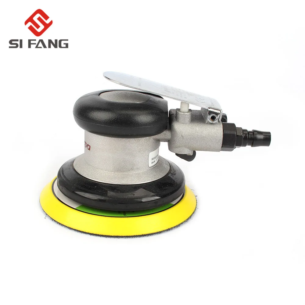 10000RMP Non-vacuum Matte Surface Circular Pneumatic Sandpaper Random Orbital 125mm 5 Inch Air Sander Polished Grinding Machine