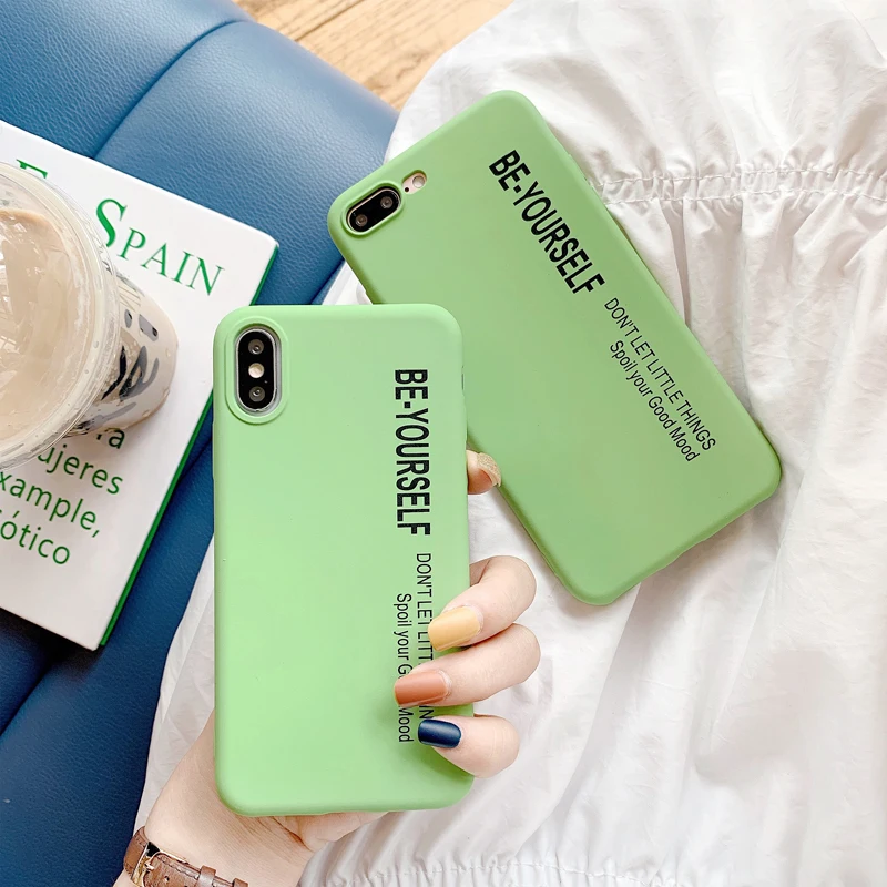 Be Yourself мягкий чехол для телефона Meizu 16 16X зеленый защитный чехол для Meizu 16 Plus M6 Note M5 Note Pro 7 Pro 7 Plus