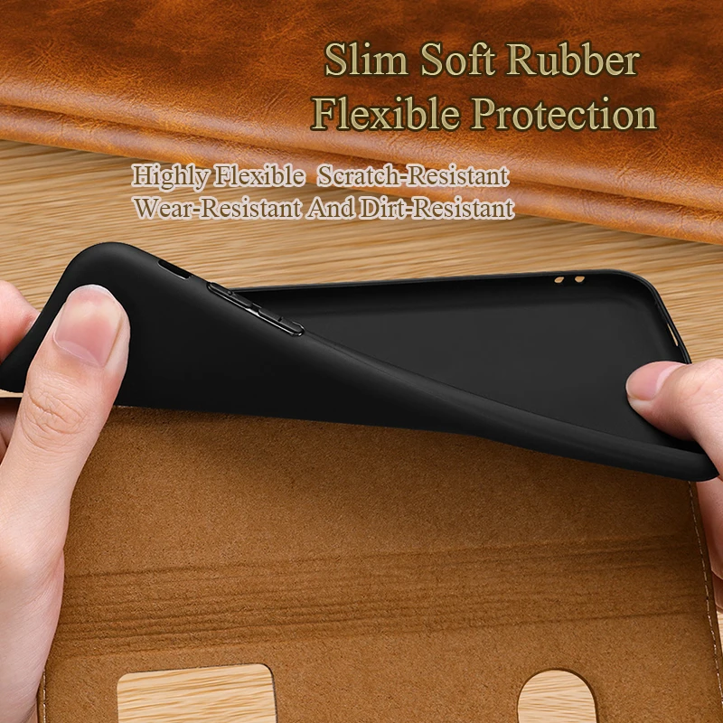 Оригинальный чехол из натуральной кожи с функцией Smart View Touch для iPhone 6 6s Plus plus