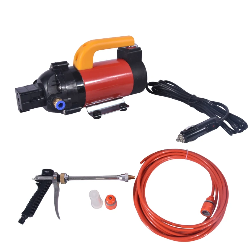 Цена Новое поступление бытовой насос высокого давления Автомобильная портативная Автомобильная стиральная машина FL-8028 12В 120 Вт электрическая а...