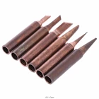 2018 6 шт. медные наконечники паяльника 900M-T, набор инструментов для сварки без свинца для паяльной станции 936937938969852D