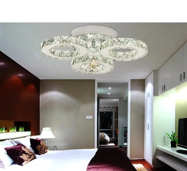 Modern 3 ring Lustre chandelier Led Crystal Chandelier Lighting Ceiling Chandeliers Light Living room lights Bedroom | Освещение