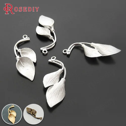 10 шт. латунные подвески с покрытием из матового серебра 33 х14 мм|pendant charm holder|charming
