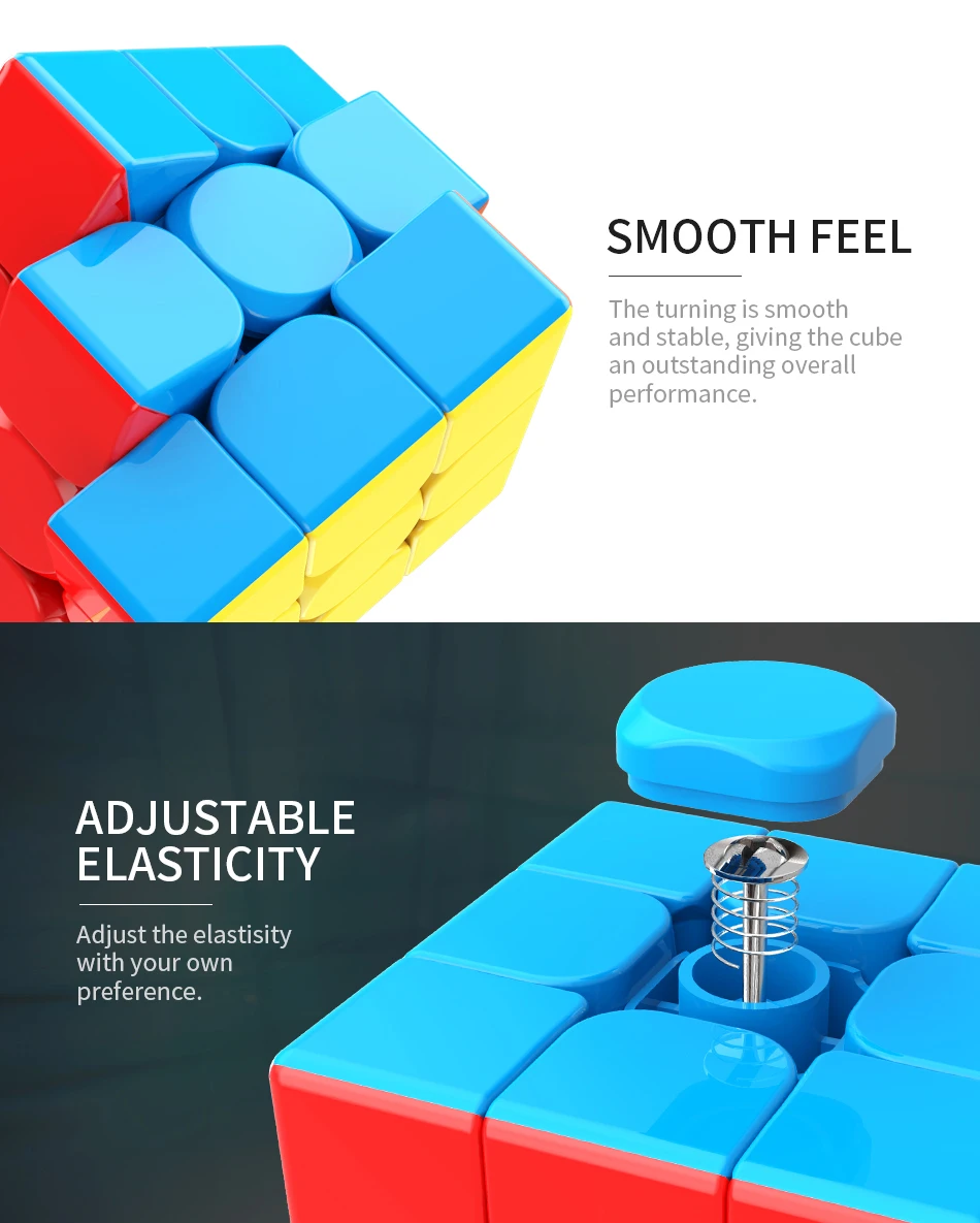 Moyu meilong 3 5,5 см 3x3x3 Magic головоломка с быстрым кубом stickerless 3x3 Professional Cubo Magico Развивающие игрушки для детей