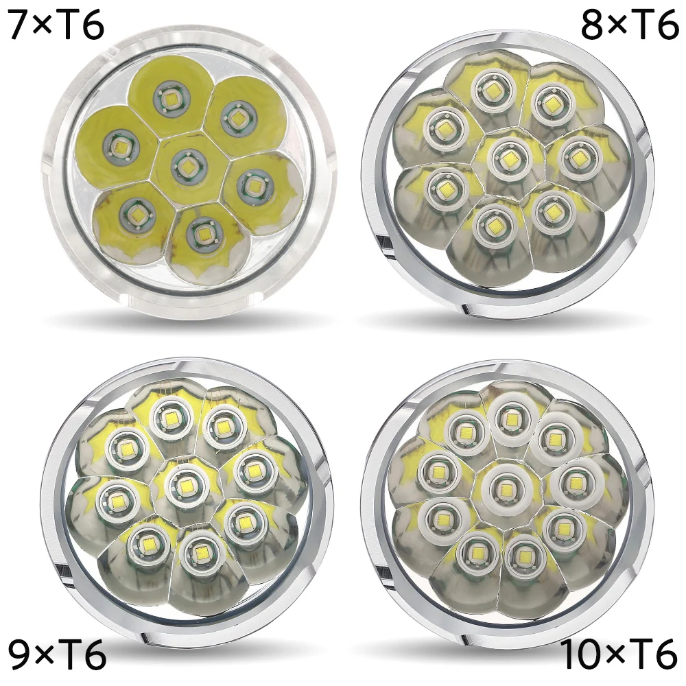 

High Power Led Lamp CREE XM-L T6 Led Flashlight 18650 Battery Rechargeable Long Shot 3-14 Lamp Light Torch Lantern for Hunting
