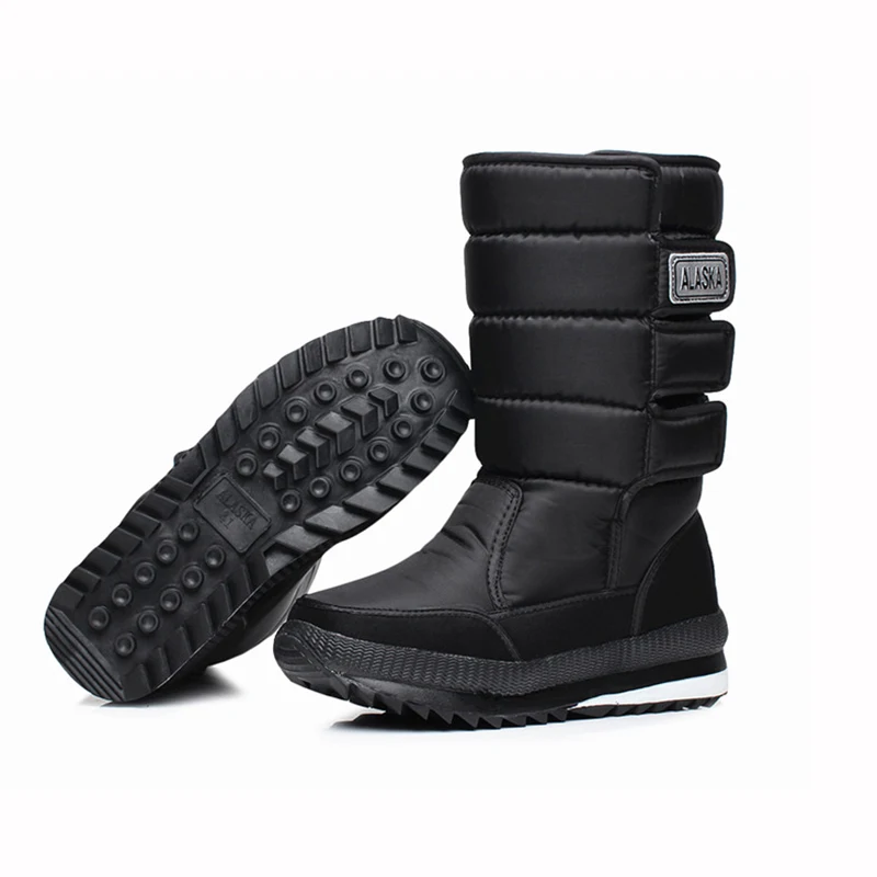 Новинка 2019 мужские Нескользящие водонепроницаемые лыжные ботинки зимняя обувь