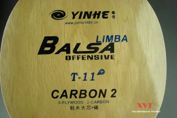 Yinhe Galaxy T-11+(T 11+, T11+) Balsa углеродный стол tenis лезвие/пинг понг лезвие