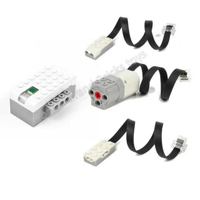 4Pcs Wedo Motor Set WeDo 3,0 Technic Robotics Строительный набор совместим с Wedo 2,0 обучающие и Dacta Seires строительные блоки игрушки - Цвет: 4Pcs Wedo Motor Set
