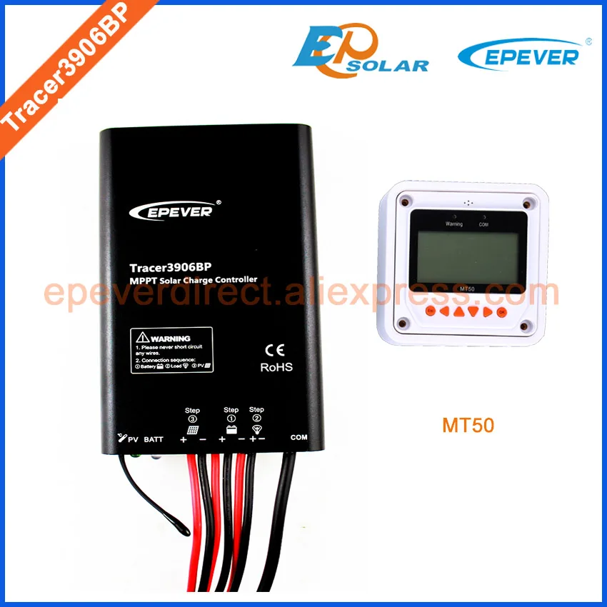 24 вольт 15amp панель солнечной батареи Регулятор EPEVER Tracer3906BP MT50 метр и USB кабель для
