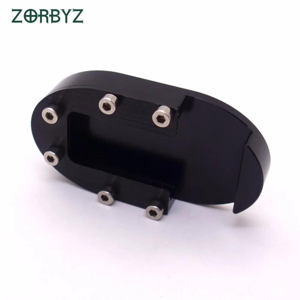 Черная алюминиевая крышка ножной педали тормоза CNC ZORBYZ для мотоцикла Harley Sportster XL883