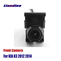 auto car front view camera logo embedded for kia k3 2012 2013 2014 not reverse rear parking cam