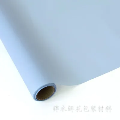light blue 60 см* 10 ярдов Корейский туман цветок упаковка свадебный подарок одежда звезда ремесло бумага копия ткани бумага DIY конфеты цвета цветок упаковка - Цвет: light blue