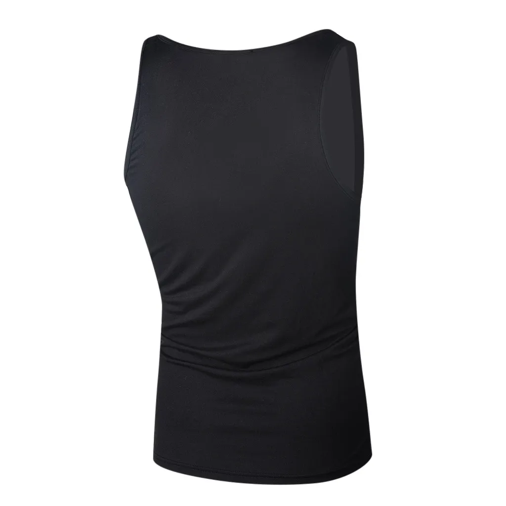 Fashion Men's gym tank top Casual gym bodybuilding tank top Slim Letter Printed Sleeveless Sport Male Vest debardeur homme