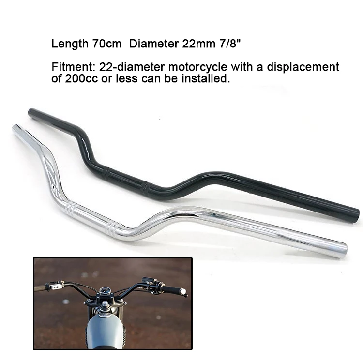 Руль Superbike для Yamaha XS400 XS500 XS650 XS750 XS850 7/8 дюйма 22 мм|Руль велосипеда| |
