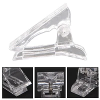 1 pc new plastic nail tips clip finger poly quick building gel extension nails art tool professional salon accessories