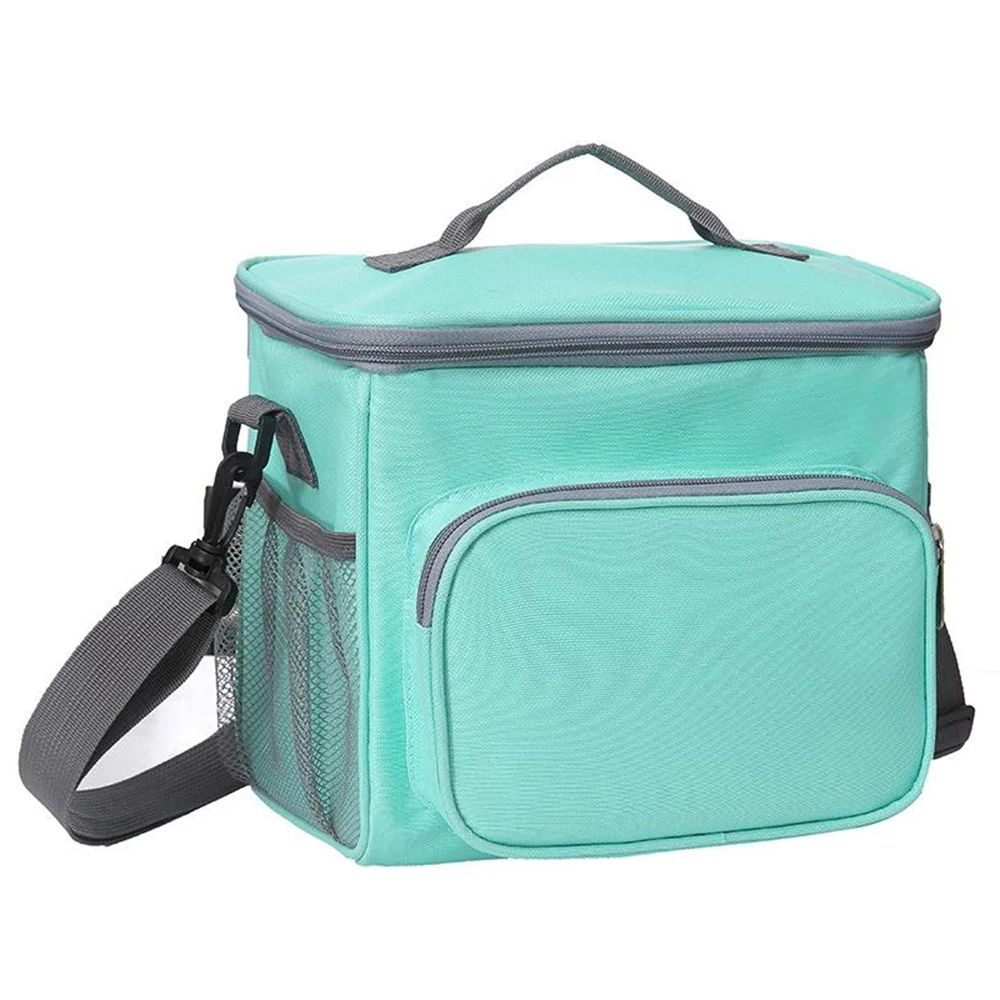 16L Thicken Folding Fresh Keeping Waterproof Nylon Lunch Bag Cooler Bag for Steak Insulation Thermal Bag Insulation Ice Pack