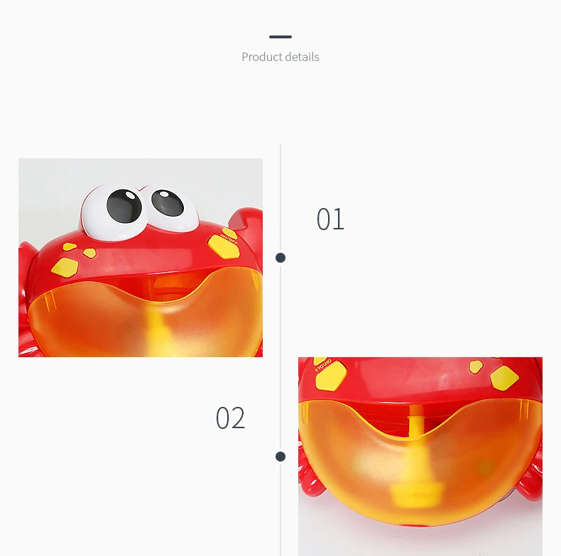 Bubble Crab Детские Игрушки для ванны Bubble Maker 12 Детские рифмы Ванна Пузырьковая машина для детского душа музыка детские водные игрушки